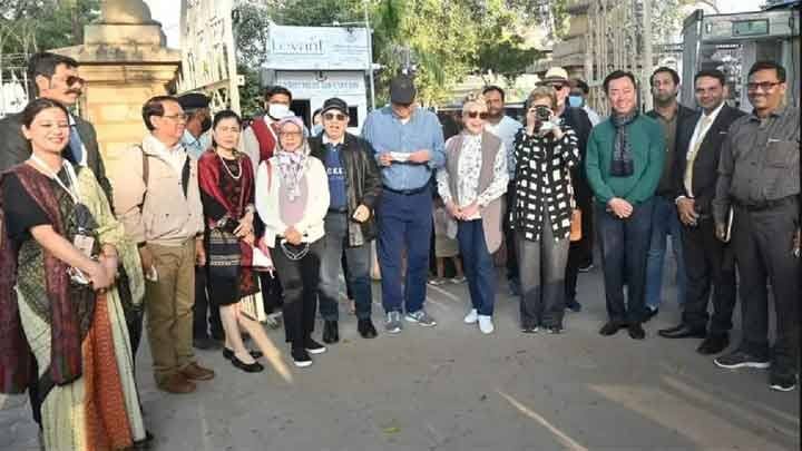 राजदूत और उच्चायुक्तों का पर्यटन नगरी खजुराहो और ओरछा ने मोहा मन